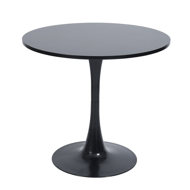 Mesa de Comedor HOMEMAKE FURNITURE Redondo 80cm Negro