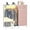 Pink, variant on EDX 47.2" H Dresser for Bedroom with Hanging Rack, 6 Drawers Dresser with LED Lights & Charging Station, Fabric Dressers & Chest of Drawers with Rack, Wooden Top, Grid Panel,Pink