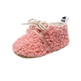 thumbnail image 2 of Baby Boys Velvet Soft-soled Lace-up Cotton Shoes Winter Children Short Boots, 2 of 8