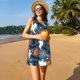 thumbnail image 3 of Balery Halloween Vestidos de verano para mujer con estampado: vestido holgado sin mangas, vestido playero informal y cómodo para días calurosos., 3 of 7