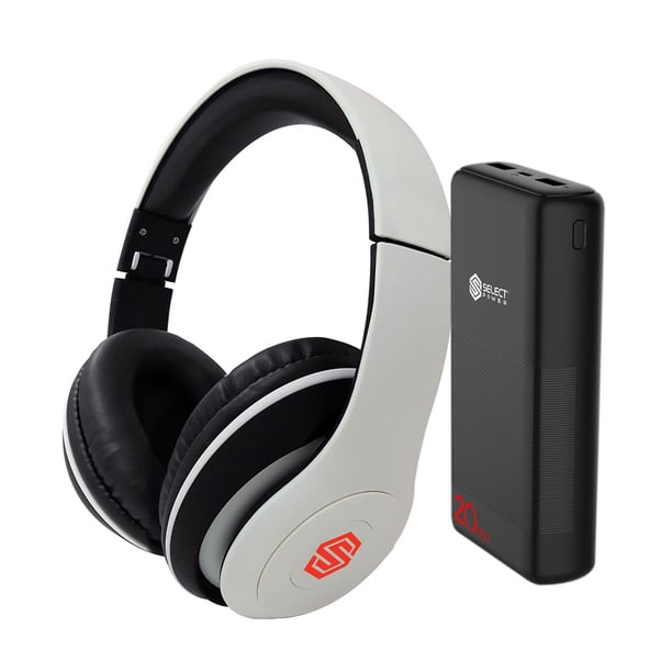 Paq. Audifonos Bluetooth Bth024 + Power Bank De 20,000 Mah