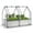 Silver, variant on Gymax 4 x 2 x 3 FT Small Galvanized Raised Garden Bed w/Greenhouse Cover Windows Black & Transparent