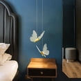 thumbnail image 5 of Creative Butterfly Chandelier Acrylic Pendant Lamp Modern Ceiling Lighting Fixtures for Bar Restaurant Bedside Living Room Dining Room Decoration - 2pcs, 5 of 7