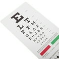 ITSELFER Plastic Eye Chart Vision Testing Eye Chart Portable Eye Chart