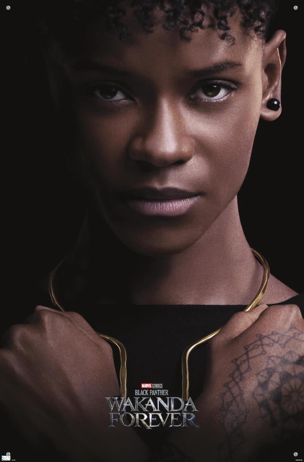 Marvel Black Panther: Wakanda Forever - Shuri One Sheet Wall Poster with Pushpins, 22.375" x 34"