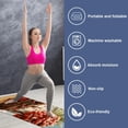 thumbnail image 2 of Coconut Jujube Tree Hot Yoga Towel with Storage Bag, 72.8"x26.8", Suitable for Yoga, Pilates, Fitness, etc. - Yoga Blankets and Yoga Towels., 2 of 6