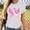#457-White, variant on Women's Round Neck Breast Cancer Awareness Graphic T-Shirt, Cotton Tee with Inspirational Print, Comfortable Casual Top for Everyday Wear and Support