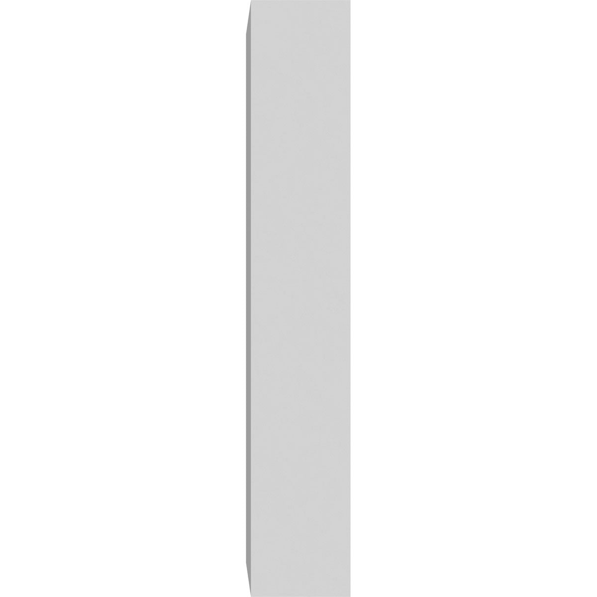 3"W x 6"H x 1/2"P Standard Foster Plinth Block with Square Edge (2-Pack)