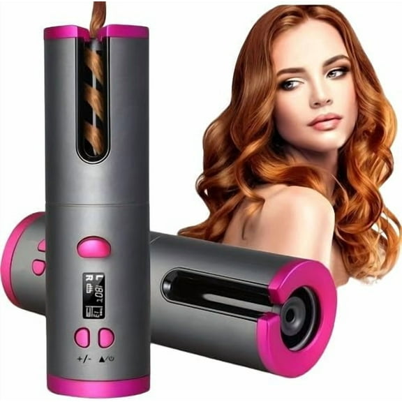 2025 latest Wireless Freedom Automatic Hair Curler - Portable & Rechargeable Rotating Wand for Effortless Curls, Perfect Gift for Women & Mother's Day (purple)