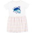 thumbnail image 3 of Inktastic Cute Whale Shark Girls Toddler Dress, 3 of 5