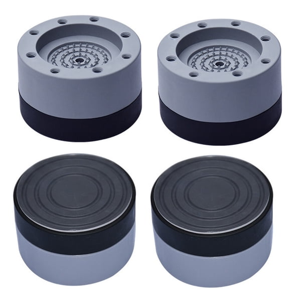 Bearachild Almohadillas para pies de lavadora, almohadilla antideslizante antivibración para secadora, 3,5/6/8,5 CM, 4 Uds. Suministros de limpieza para el hogar aumentado 3.5 CM