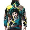 thumbnail image 2 of Boku No Hero Sweatshirt For Mens Fashion Hoodies Pullover Athletic Daily Hoody Hooded Gift, 2 of 5