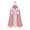 Pink, variant on Wensltd Christmas Hooded Cape for Women Men Trim Ruffle Solid Color Winter Fleece Cozy Warm Holiday Party Outfit Festive Style