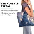 thumbnail image 2 of Disketp Cloud Wolf Bolsa Tote Estampada para Mujer, Bolso de Hombro y de Mano para Compras y Viajes, 2 of 8