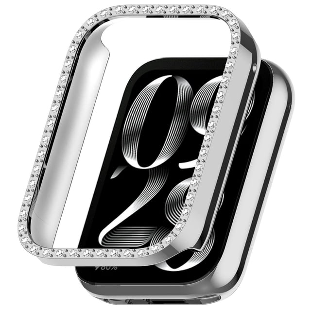 Smartwatch PC Half Cover Protective Compatible with Screen Guard Easy Installation