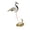 B, variant on Giaone Natural Looking Cranes Statue Outdoor Decoration Resins And Iron Wind Quickly Installation