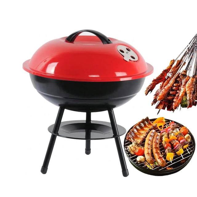 Mini Asador Portátil Plegable De Carbón Parrilla De Acero