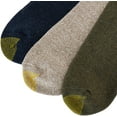 thumbnail image 2 of Men's Gold Toe 2306S Moisture Control Uptown Crew Socks - 3 Pack (Olive/Tobacco/Denim O/S), 2 of 3