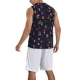 thumbnail image 2 of Naloa Mushrooms3 Basketball Jersey Reversible Men's Mesh Athletic Sports Shirts Training Practice S-4XLLarge, 2 of 6