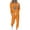 Orange, variant on Pisexur Two Piece Sets for Women Funny Paw Print Crewneck Sweatshirts Elastic Waist Jogger Pants Track Suits for Women Set Casual Fall Workout Travel Vacation Outfits S-5XL