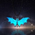 thumbnail image 5 of Yika Halloween Decorations Halloween Dark Glowing Bats Pendant Cool Street Festival Necklace Accessory, 5 of 8