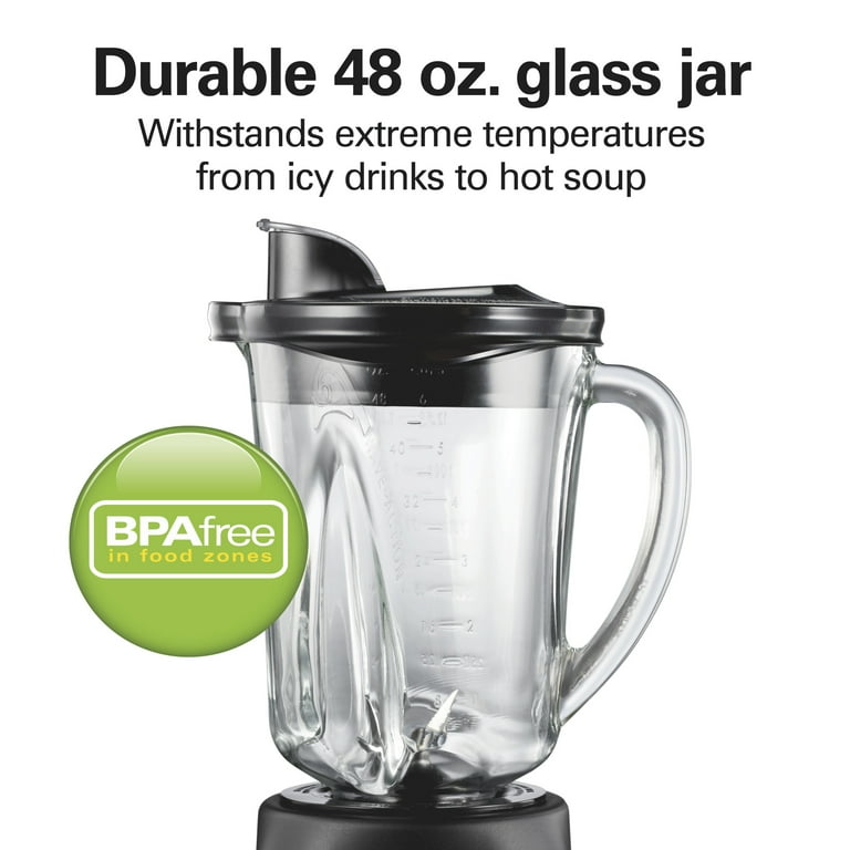 Hamilton Beach Commercial ブレンダー 約48オンス Hamilton Beach Smoothie Smart Electronic Blender, 48 oz. Glass Jar