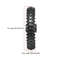 thumbnail image 6 of For Dirt Pit Bike Apollo 125cc 140CC 14" Rear Wheel Rim 90/100-14 Tire Assembly, 6 of 8