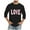 Black, variant on Men Love Long 3/4 Sleeve Cartoon Print Sweatshirt Valentines Day Funny Grahic Pullover Blouse Casual Shirts Top Casual Valentines Gifts Plus Size 2X 3X 5X