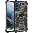 thumbnail image 2 of case for Samsung Galaxy S21 FE Man Case,Camouflage Sturdy Phone Case with Heavy Duty Shockpro of Military Grade Anti-Fall Protection and Built-in Magnetic Cover for Samsung Galaxy S21 FE MC Army Green, 2 of 7