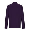 thumbnail image 4 of PFWOWB Slim Fit Shirts for Women Autumn and Winter Solid Color Ribbed Long Sleeved Regular Tops Round Neck T Shirt Tops, 4 of 6