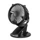 thumbnail image 3 of Mini ventilador portátil de viaje con abrazadera de rotación de 3 velocidades, ventilador de aire de escritorio para el dormitorio de la oficina del automóvil, negro Noticed HA002799-01B, 3 of 6