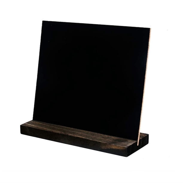FELTECHELECTR 1 mini pizarra de madera para manualidades, pizarra vintage para mensajes, decoración de habitación para el hogar y la escuela.