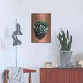 thumbnail image 4 of Luxe Metal Art 'Utah - Cactus 3' by Luxe Portfolio, Metal Wall Art, 16"x24", 4 of 9