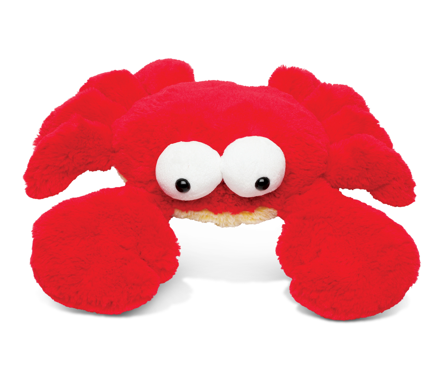 Super Soft Plush Googly Eyes Red Crab Large
