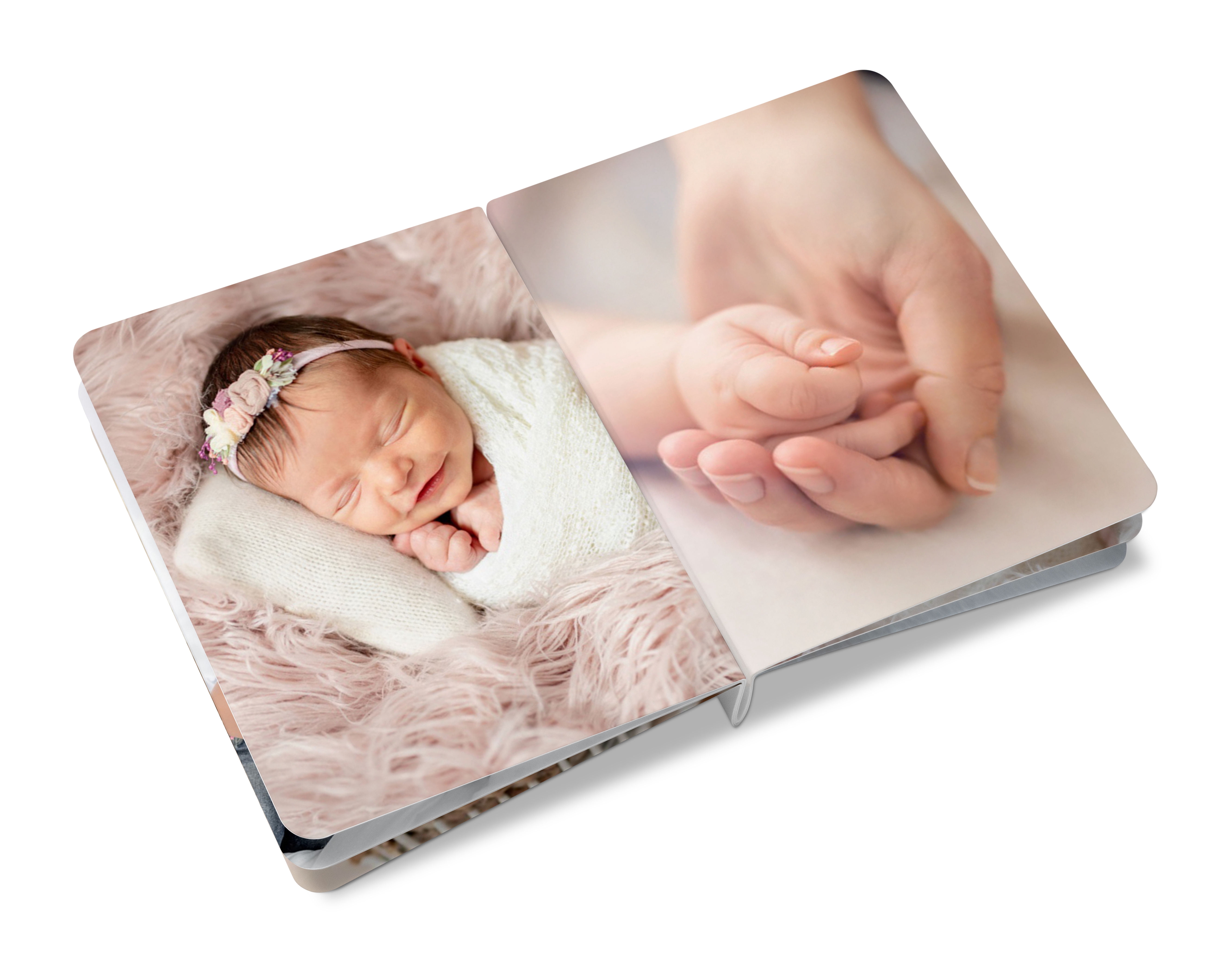 Personalized Pocket-Size Brag Book Photo Album – 4" x 4" Mini Album, 12 Pages