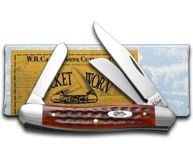 W.R. Case & Sons Cutlery Case Med Stockman Red Stainless Steel 3.5 in. Pocket Knife — Residential Use, Standard Application