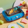 thumbnail image 1 of HUASHENG 20PC Gourmet Cooking Box Toy Simulation Cooking Toy Pretend Play Gourmet Cooking Box Water Fryer Food Cooking Box Play Food Grill With Cooking Utensils Sets Light, 1 of 5