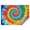 Colorful Rainbow Tie, variant on Black White Tie Dye Mandala Pattern Rectangle Tablecloth 60"x84",Waterproof Polyester Rectangle Table Cloth, Wipeable Spillproof Polyester Tablecloth for Dining, Camping, Indoor and Outdoor