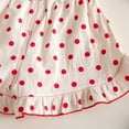 thumbnail image 5 of ZACPNCV Girl's Layered Ruffle Shorts Elastic Waist Bloomer Shorts Red 6-7 Years, 5 of 9