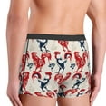 thumbnail image 3 of Goofa Roosters Printed Men's Boxer Briefs Underwear, Moisture-Wicking Underwear, Trunk,Soft and Breathable Cotton Underwear-, 3 of 9