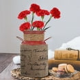 thumbnail image 5 of 1pc European Style Retro Flower Bucket Exquisite Iron Bucket Flower Container, 5 of 8