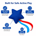 thumbnail image 6 of Star-Shaped Canvas Bean Bag Toss Prop With Rope Tails, Quartz Sand Filled Target Toss Game for Outdoor Games, Blue, 6 of 6
