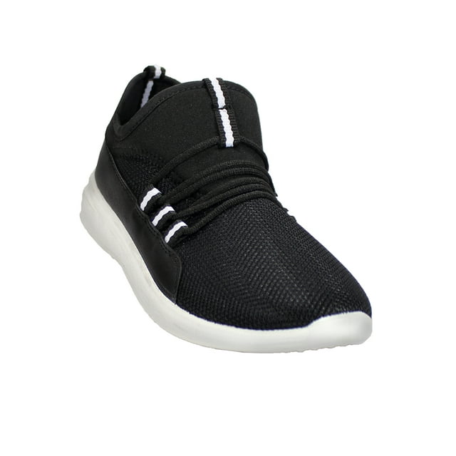 TENIS SPORT LEON DAMA MUJER NEGRO TEXTIL 336