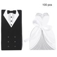 thumbnail image 4 of MAGT Caja de Dulces, Elegante Caja de Dulces romántica Regalo Novela Cartón Caja de Dulces Mini Traje de Negocios Fiesta de Bodas Caja de Dulces para Regalo de Fiesta de Bodas(2#), 4 of 5