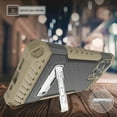 thumbnail image 2 of Tri-Shield Series for iPhone 13 Pro Max Case, Tri-Shield [Military Grade] Rugged Cover with Metal Kickstand [Includes Wrist Strap Lanyard] - Brown, 2 of 10