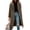 Brown, variant on Women's Long Sleeve Lapel Button Down Casual Trench Coat Outwear Beige L