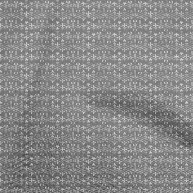 oneOone Velvet Dark Gray Fabric Asian Block Craft Projects Decor Fabric Printed By The Yard 58 Inch Wide