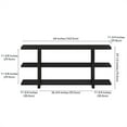 thumbnail image 3 of Henn&Hart 64"W Engineered Wood Console Table in Black Grain, 3 of 8