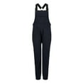 thumbnail image 6 of HKYNLAG Womens Fleece Fuzzy Overalls Adjustable Suspender Straps Snow Ski Bib Jumpsuit Winter Warm Overalls Jogger Jumpsuits with Pockets Navy L, 6 of 6