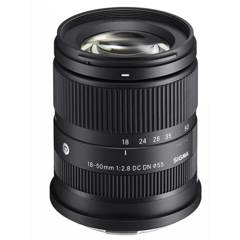 Sigma 18-50mm f/2.8 DC DN Lens, Sony E Mount, 27-75mm Equivalent